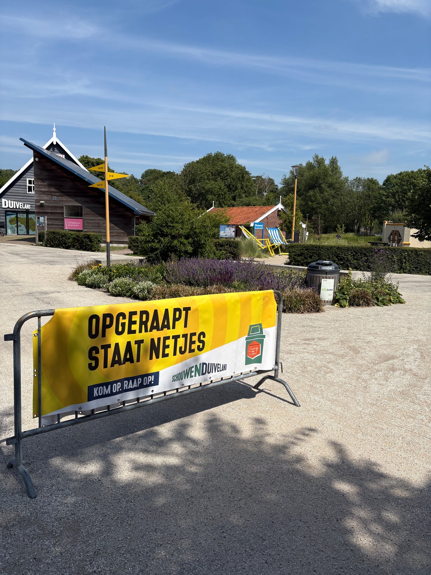Dranghekdoek 'Opgeraapt staat netjes'