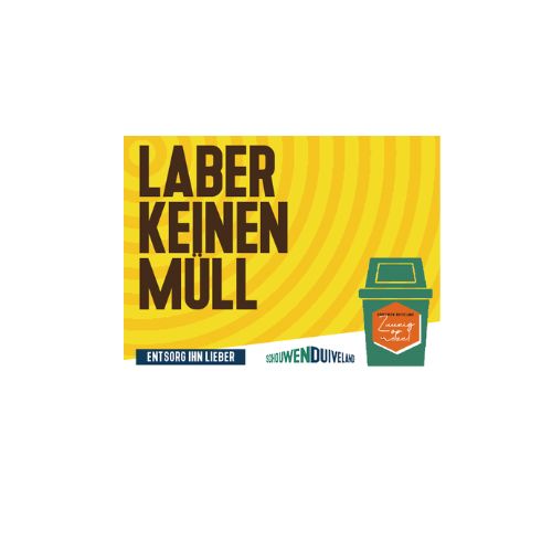 Afvalbak sticker small DUITS