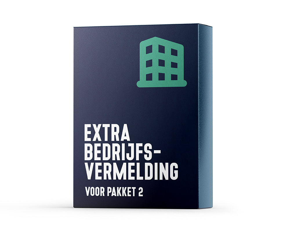 Extra bedrijfvermelding
