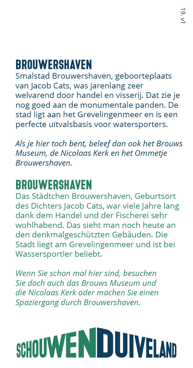 Tipkaart - Brouwershaven