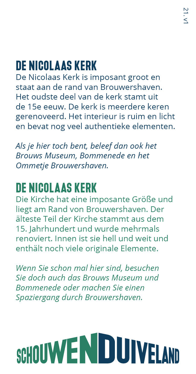 Tipkaart - De Nicolaas Kerk