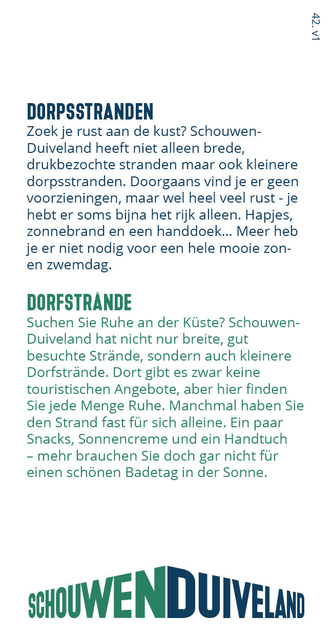 Tipkaart - Dorpsstranden