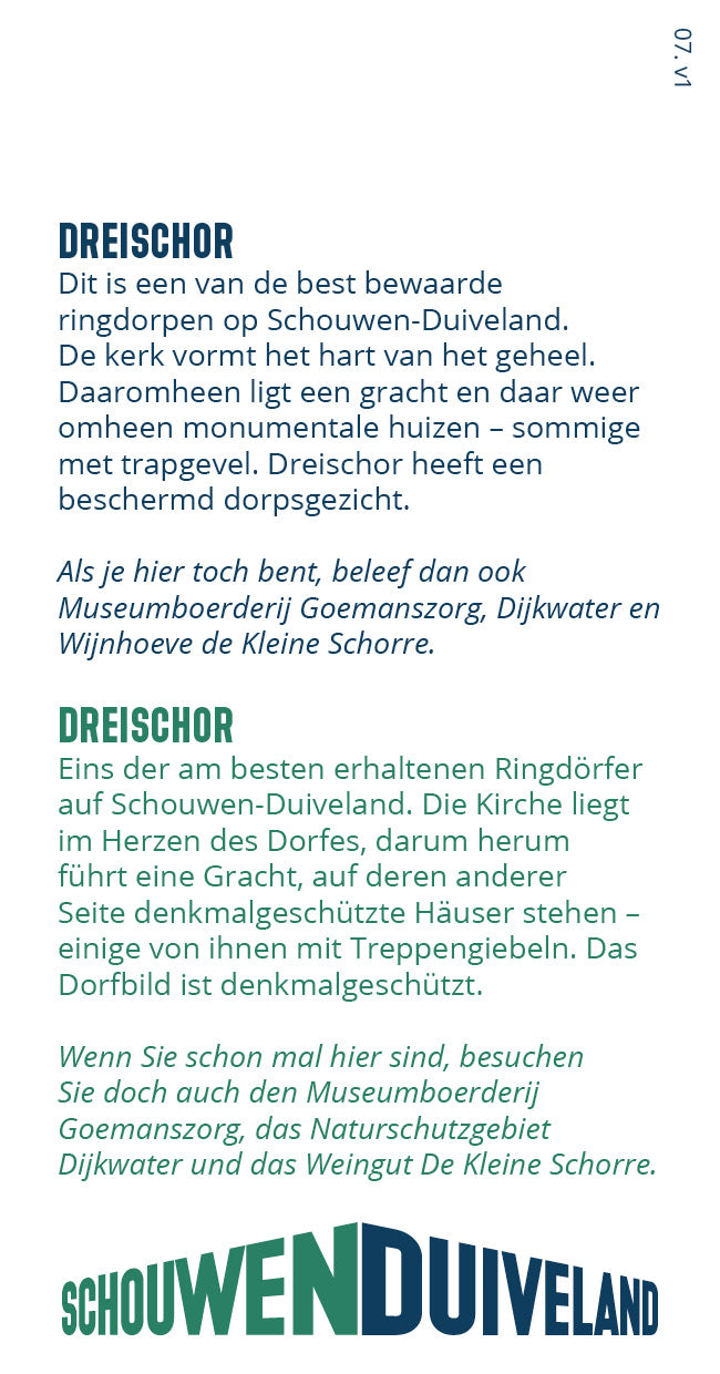 Tipkaart - Dreischor