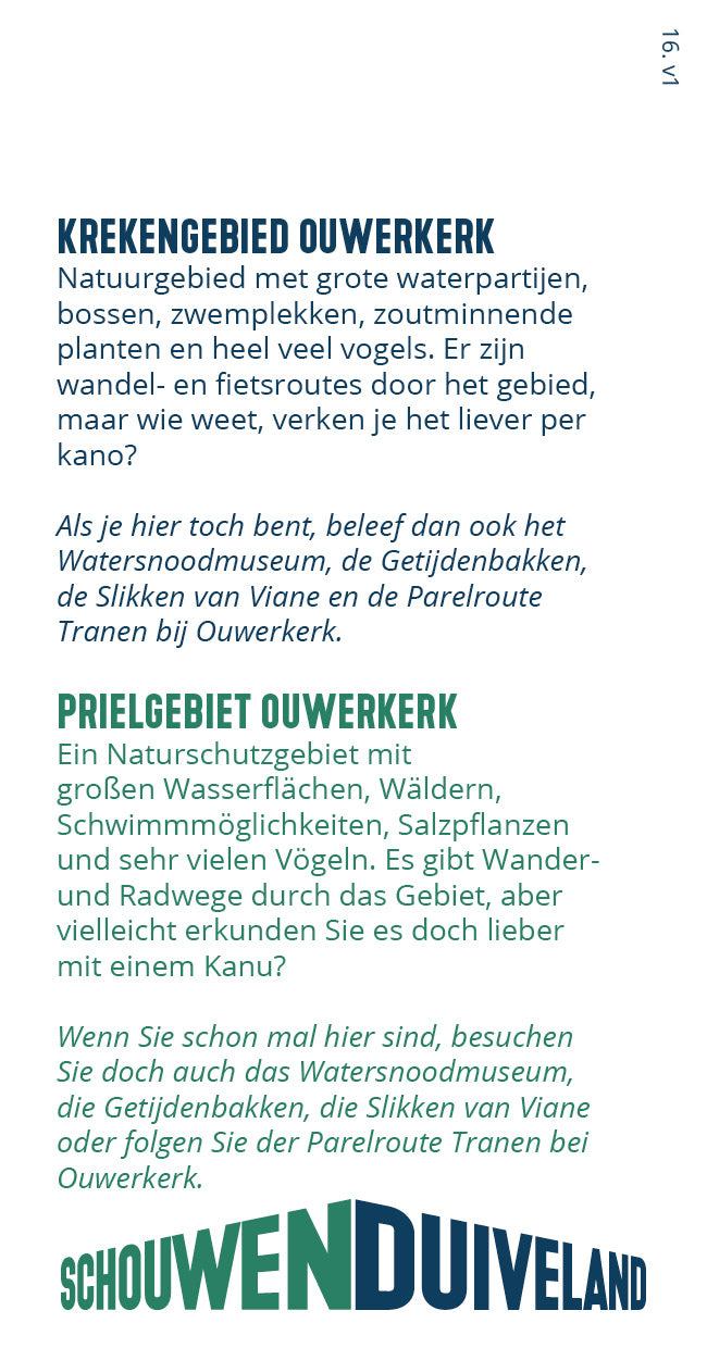Tipkaart - Krekengebied Ouwerkerk