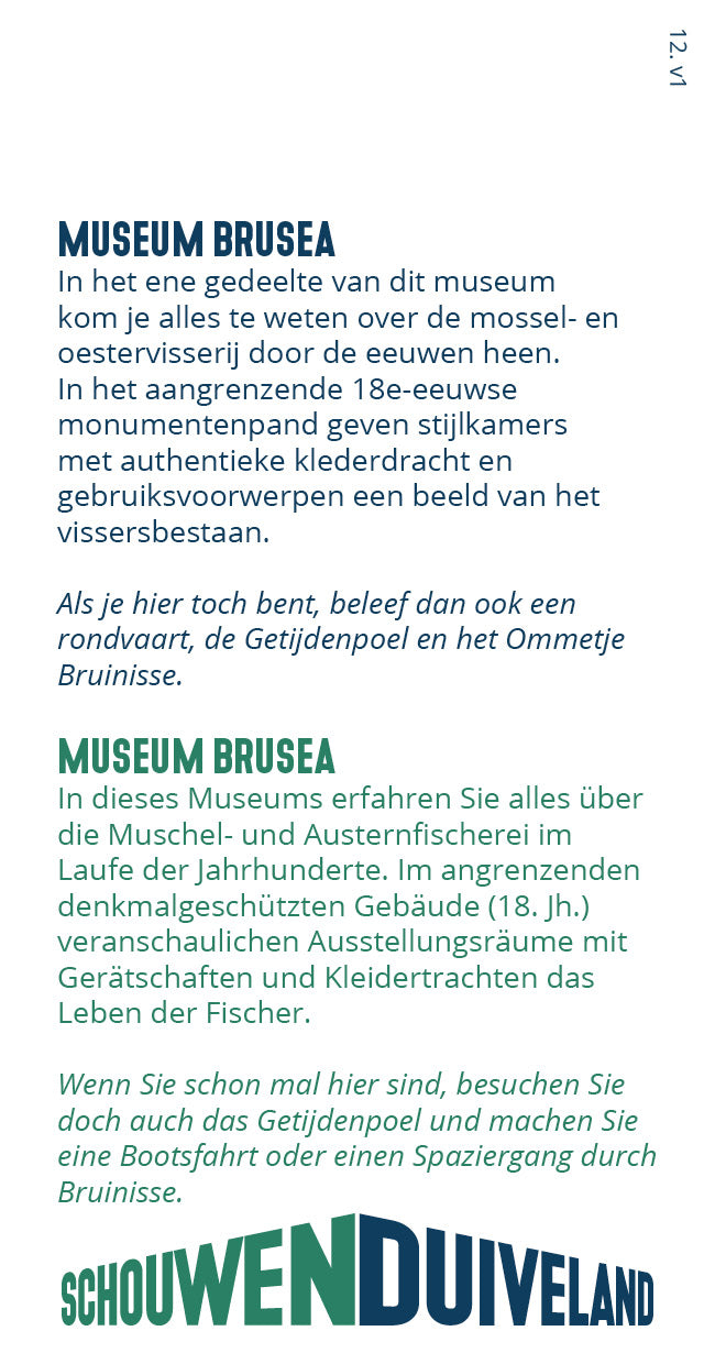Tipkaart - Museum Brusea