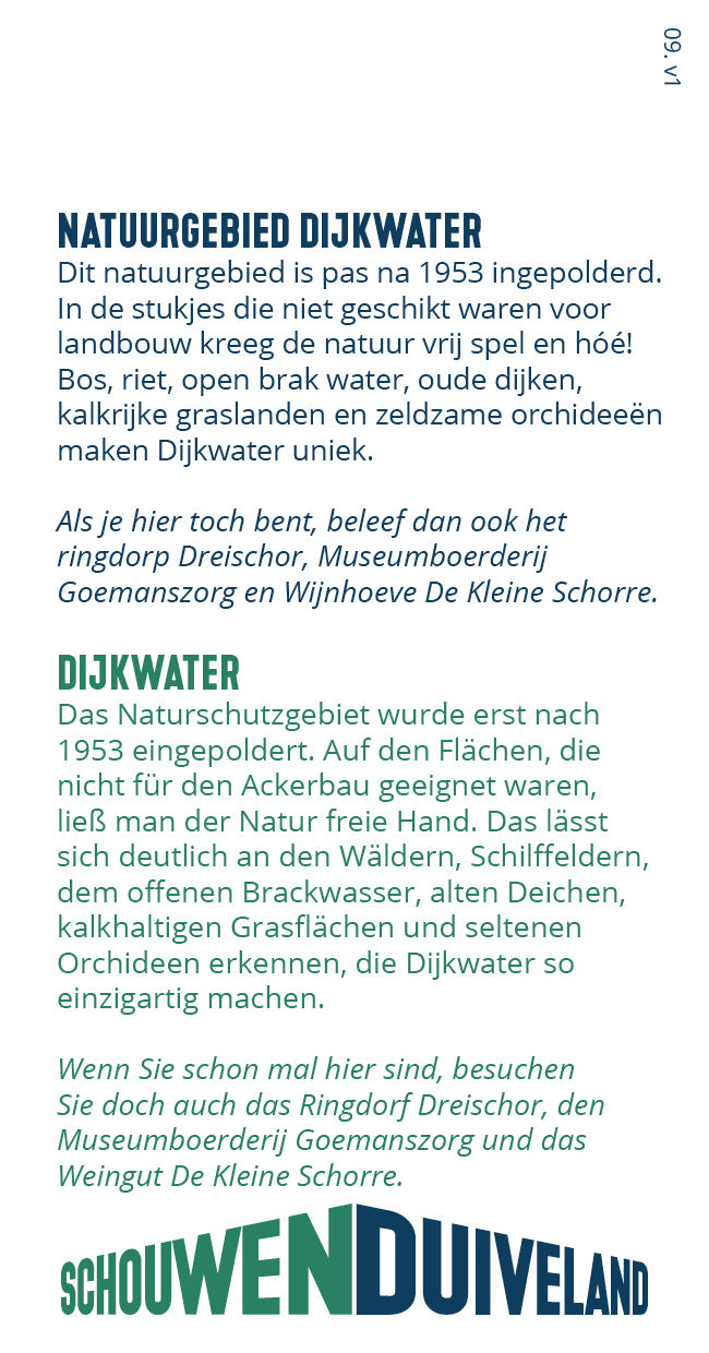 Tipkaart - Natuurgebied Dijkwater