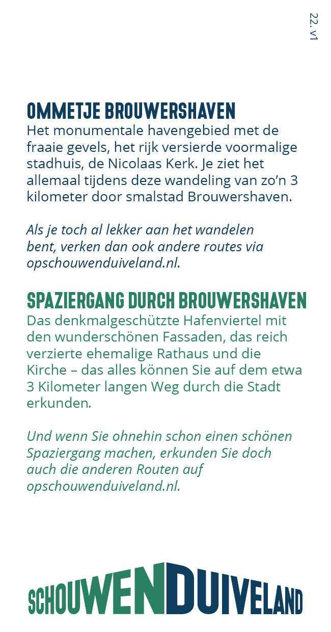 Tipkaart - Ommetje Brouwershaven