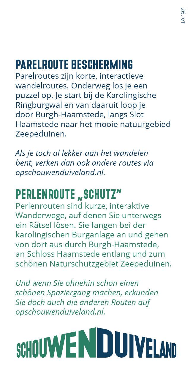 Tipkaart - Parelroute Bescherming