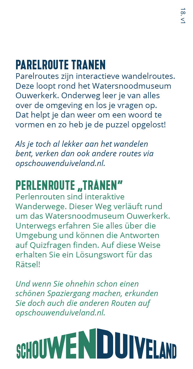 Tipkaart - Parelroute Tranen