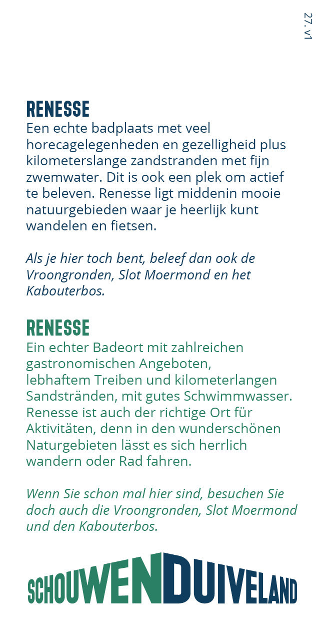 Tipkaart - Renesse