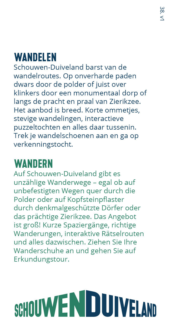 Tipkaart - Wandelen