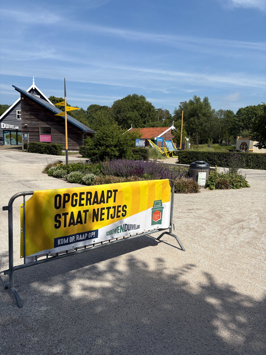 Dranghekdoek 'Opgeraapt staat netjes'