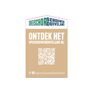 QR code sticker DREISCHOR