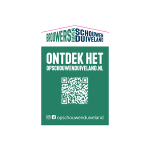 QR code sticker BROUWERSHAVEN