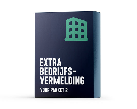 Extra bedrijfvermelding